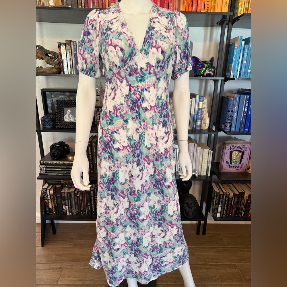 a new day Multicolor Floral Ikat Maxi Dress